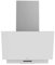 Cata Hotte Décorative Thalassa 700 GWH/G avec Panneau de Commande Electronique 4 Vitesses 3+1 Turbo BT3 Moteur Éclairage LED Extra Silencieux Filtre Anti-buée Largeur 70 cm Couleur Blanc