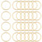 UNICRAFTALE 40 Stück Goldene Verbindungsringe Edelstahl Verbindungsringe 16mm Runde Ringe Hohlring Rahmenverbinder Metallschmuckverbinder Für Die DIY Schmuckherstellung