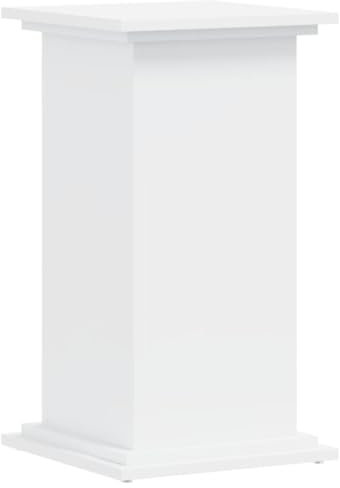 vidaXL Support pour plantes blanc 33x33x60 cm bois d'ingénierie, support de fleurs, support de pot de plante, support de plante
