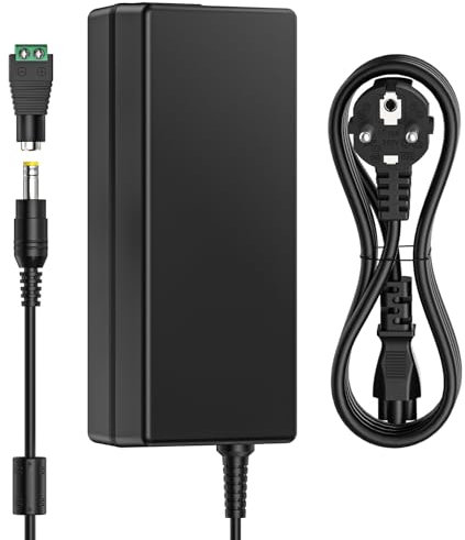 24V Netzteil,Steckernetzteil 24V Universal AC/DC Netzadapter Transformator,Switching Adapter 100-240v 50-60hz für Radiowecker, LED-Strip Streifen, Speedport, Lichtleisten, USB-Hub, Switch, Router
