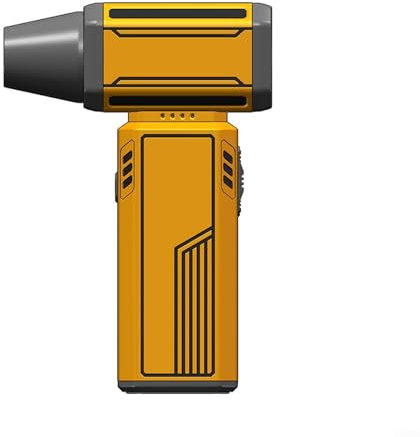 PETSTIBLE Soffiatore portatile e multifunzionale ad alta velocità per la pulizia delle tastiere e l'asciugatura dei capelli Aspirapolvere per auto (oro)