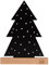 Aufsteller Silhouette Tannenbaum schwarz