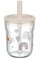 Mepal - Gobelet pour enfants avec paille Mio - Couvercle flexible avec paille anti-insectes - Convient à tous types de liquides - Passe au lave-vaisselle - 250 ml - Sunshine & Rainbow