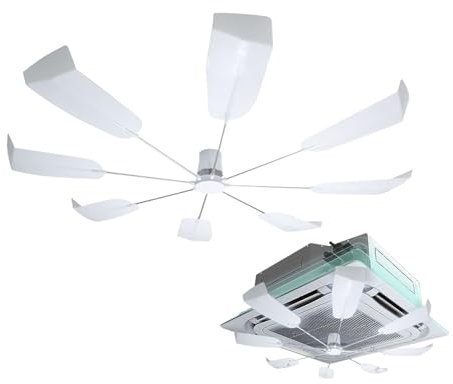Deflector de aire acondicionado, deflector de aire acondicionado centralizado | Baffle refrigerado para aire acondicionado con registro de techo silencioso | Deflectores de para ventilador