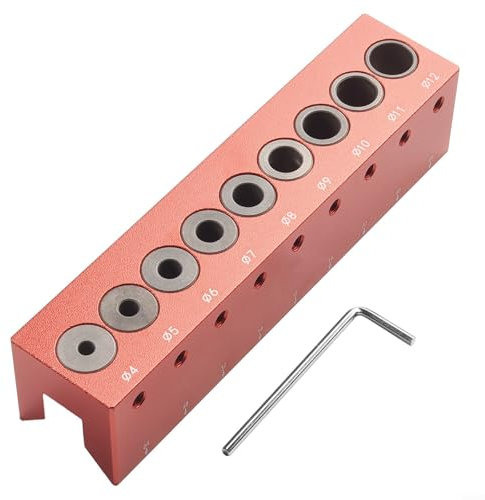 Herramienta de guía de taladro para carpintería Aleación de aluminio Vertical Pocket Hole Locator Kit