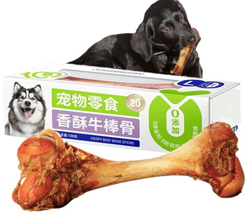 Hundertknochen, Hundeknochen mit Rinderknoten – perfektionierte Zahnhygiene, natürliche gesunde Leckereien für Hunde, große Rassen für aggressive , kleine bis große Rassen