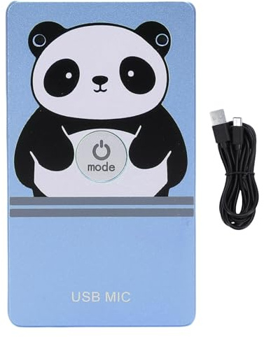 Zunate USB -Mikrofon, 360 -Grad -Omnidirektional -Sound -Tonabnehmer, 2 Kanal -HiFi -Aufzeichnung mit Intelligenter Rauschunterdrückung für Computer -Laptop -Desktop -Arbeitsstudie (Blue)
