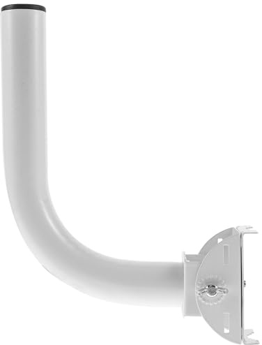 GARIOUANS Adjustable Antenna Pole Mounting Kit Outdoor Wall Bracket for Wireless Bridge and Weather Station with Secure Elevation Stand for Directional Signal Optimization