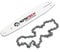 Rotatech 16 Chainsaw Bar & Chain Pack Fits Stihl MS180 MS181 018 55 DL Drive Links 3/8 LP Pitch .050 Gauge