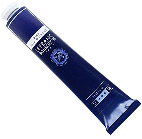 Lefranc Bourgeois Huile Fine 150ml Bleu Phtalocyanine