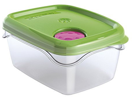 Bama Freska Contenitore per Alimenti Quadrato, Multi-Colour, 0.75 Litre