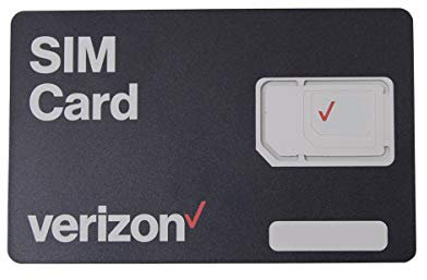 Verizon Wireless 4G LTE SIM Card - All 3 Sizes (3-in-1), Nano/Micro/Standard Sizes (4FF / 3FF / 2FF)