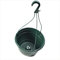 25CM Green Plastic Hanging Baskets/Planters (x3)