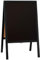 Aufsteller schwarz 60 x 100 cm Kreidetafel Kundenstopper Holzaufsteller beidseitig Holz