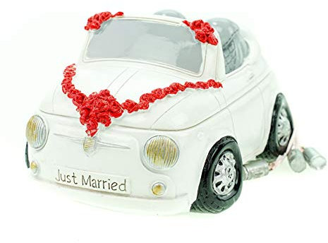 UDO Schmidt GmbH & Co Spardose Mini Cabrio Hochzeit mit Dosen Sparschwein