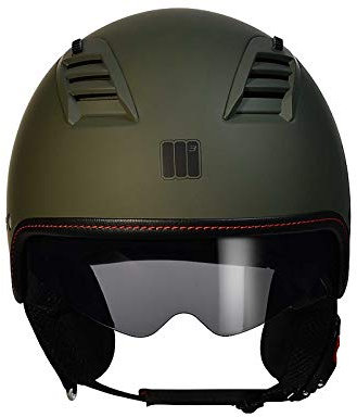 Jet AIR Helm Buenos Aires MOTOCUBO MIT SONNENBLICK Grun Army Grosse L