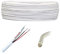 RVT Cavo Da 100 Metri Matassa Cavo Coassiale MINI RG59 + 2 x 0,50 Alimentazione Cavi Video con alimentazione e Telecamere