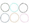 Guitar String-6Pcs/Set Cuerda de nailon de aleación de tensión normal colorida para guitarra clásica