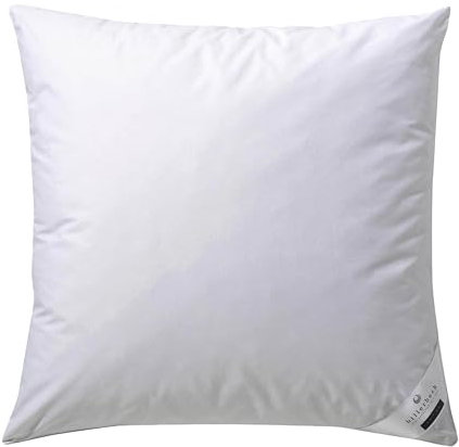 Billerbeck Daunenkissen Martina - Kissen in 80 x 80 cm – Kopfkissen mit Fester Stützkraft - Gänsedaunen 15% und -Federn 85%