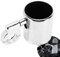 EBTOOLS Porte-gobelet pour Guidon de Moto Chrome Réglable pour Moto Boisson Bouteille d'eau Porte-gobelet Universel pour Guidon de 22-32mm