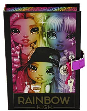 Rainbow High - Joyero Infantil, con Candado, Joyero Espejo, Multicolor (CyP Brands)