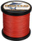 HERCULES Geflochtene Angelschnur, 12 Stränge, 100–2000 m, geflochtene Angelschnur, 10lb - 420lb getestet, Polyethylen-Leine für Salzwasser und Süßwasser – Rot, 420lb, 2000 m