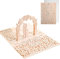 Faccito Pop Up Hochzeitskarte Verlobungskarte mit Romantisch Brautpaar 3D Karte Hochzeit Geschenkkarte mit Umschlag Grußkarte für Braut Bräutigam Brautpaar Valentinstag Jahrestag (Rosa)