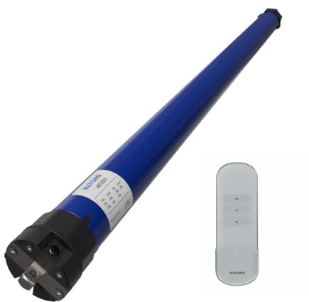MATISMO Motor persiana con mando AMT35ED/F para eje de 40 mm con detección de obstáculos