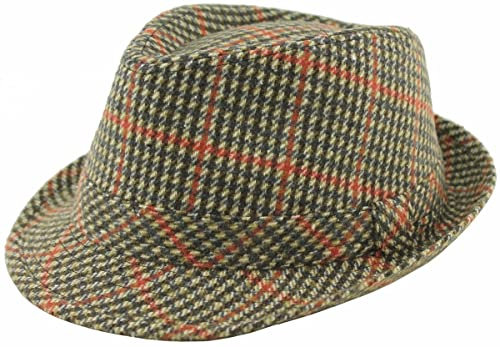 Hawkins Country Collection Wool Trilby, Grün , 7 3/8
