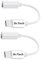 USB C to 3.5mm Headphone Jack Adapter (Pack of 2), USB Type C to Aux Audio Dongle Cable Earphone Jack Converter Compatible with Samsung Galaxy S22 S21 S20 Note 20 10+ A73 A53, Pixel 6 5 4 3 and More