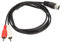 VBESTLIFE Câble Din Mâle 5 Broches vers 2 Mâle, équipement Stéréo de Type Européen avec Câble de Connexion Din 5 Broches, pour Lecteur CD, Magnétoscope, DVD, Phono ou LD