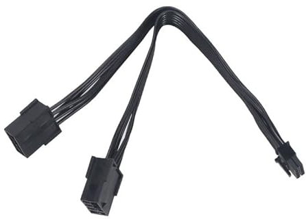 JMT Dual PCIe 6/8 Pin Buchse auf Mini 12 Pin Stecker GPU Power Adapter Kabel für NVIDIA GeForce RTX 30 Series RTX 3080 RTX 3090 GPU (Double 8Pin)