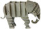Fridolin 3D Papiermodell Elefant grau