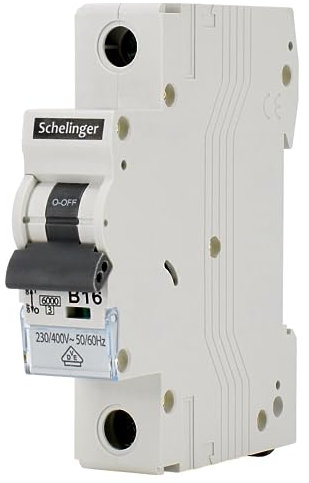 asvendo elektro/Schelinger/Leitungsschutzschalter/LS-Schalter/Sicherungsautomat/Sicherung / 1-Polig / 3-Polig/B oder C / 2A - 63A / VDE geprüft (1-Polig/B / 2A)