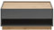 Furn.Design Couchtisch Beistelltisch in grau matt und Eiche Wotan Holz Wohnzimmertisch Kaffeetisch mit Schubkasten und Stauraum 90 x 60 cm Center