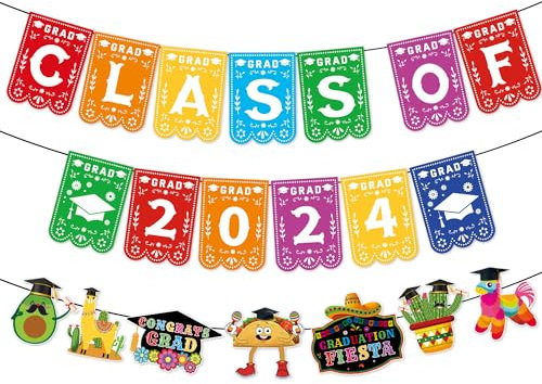 Klasse von 2024 Girlande Banner
