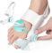 TENICORE Hallux Valgus Korrektur Einstellbarer Knopf Hallux Valgus Schiene Zehenspreizer für Großzehe Begradigen Links Rechts Fuß 1 Stück Dick Silikon Zehentrenner