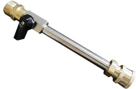 Dualoai Hochdruckreiniger Kugelhahn Hochdruck für Hochdruckschläuche, Befestigung, Bewässerung mit Daumensteuerung, 20 cm Kugelhahn Kits