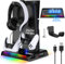 Ladeständer Stand für New PS5 Slim mit Lüfter (Schwarz)