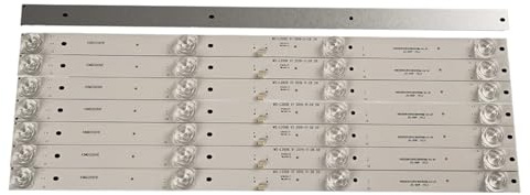 TUCANSBP Tira de retroiluminación LED Compatible for lámparas 6V MS-L2006 V1 LG 50 TV 50M2PLUS LE8815A MS-L2327 50S9900 CC02500D410V07 50E20 8X4 4S1P 49DLED (Color : 8pcs(1TV))