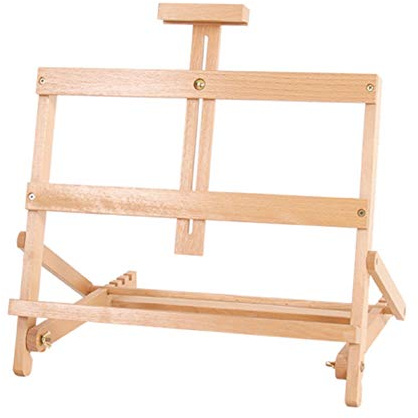 Soporte multifunción para pintar con cajón y expositor profesional, madera al óleo, boceto para pintura artística (A)
