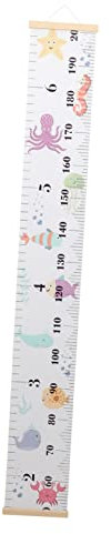 Zerodeko 1pc Kinder Wachstum Diagramm Aufkleber Polyester Band Lineal Messung Höhe Für Kinderzimmer