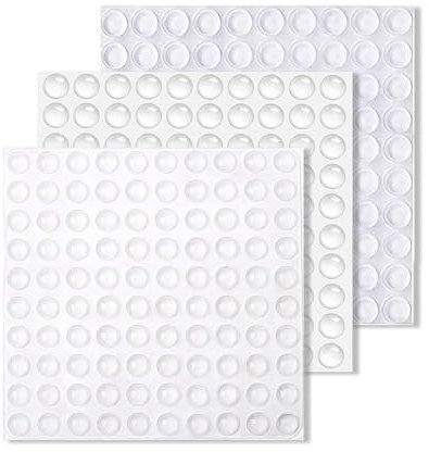 Lxtness 3 unidades de topes de goma autoadhesivos para puertas, armarios, cajones, teclado
