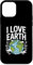 I Love Earth Eco Nature Enthusiast Case for iPhone 12 mini