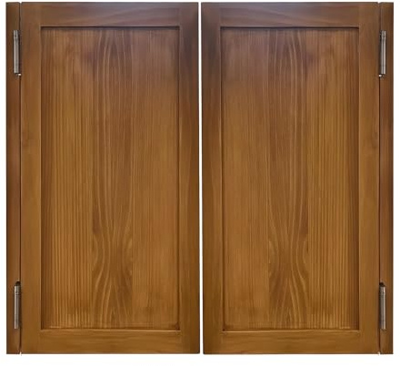 Portes Intérieur Battantes Doubles avec Charnières, Portes Mi-hauteur en Bois pour Cloison D'entrée, Cuisine, Bar et Couloir(130x90cm(51.2x35.4in))