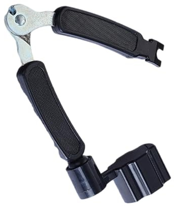 3-in-1 Multifunktionales Gitarrensaiten-Werkzeug, Gitarrenbrücken-Abzieher, Saitenkurbel, Schneider, Brückenentferner