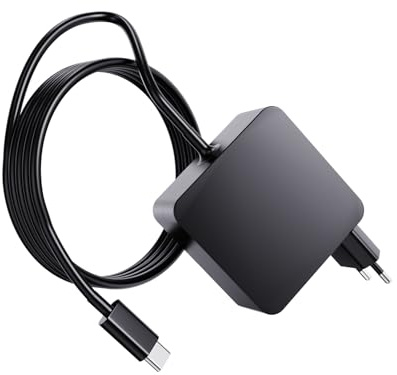 Caricatore USB C 65W per ASUS ROG Ally X R1 Z1, Steam Deck, Legion Go | Switch/Lite/OLED/Switch2/ MSI Claw/Logitech G Cloud, GPD Win, Onexplayer, Ayaneo Gaming Handheld