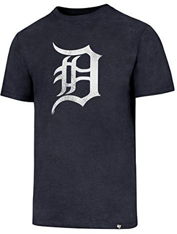 '47 MLB Baseball T-Shirt Detroit Tigers Knockaround Club Logo '47Brand (S)