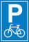 HB-Druck Fahrrad Parkplatz Räder Abstellplatz A5 (148x210mm) Schild