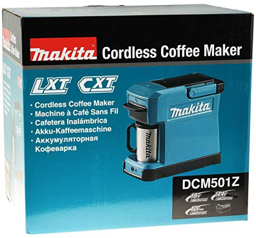 Makita Original Akku-Kaffeemaschine DCM501Z 18V (ohne Akku, ohne Ladegerät)